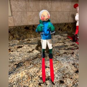 Vintage Annalee Downhill Skier ⛷️💙💚
